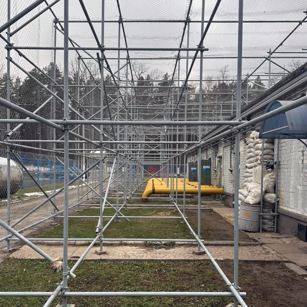 Захисна огороджувальна конструкція для АЗС та РГС 10