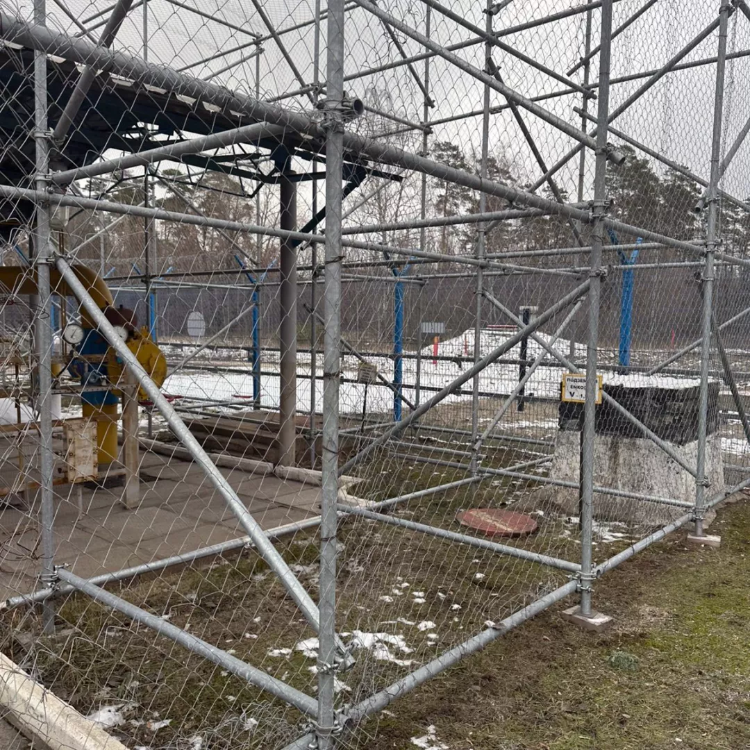 Захисна огороджувальна конструкція для АЗС та РГС 11