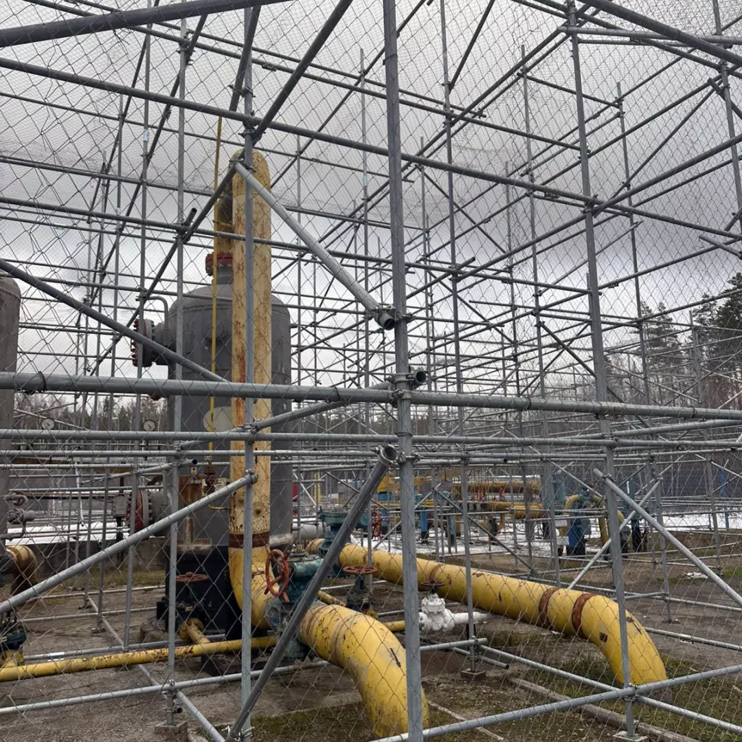 Захисна огороджувальна конструкція для АЗС та РГС 12