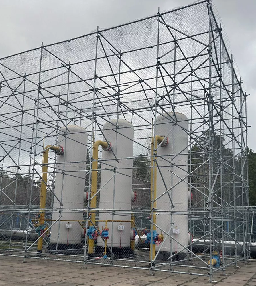 Захисна огороджувальна конструкція для АЗС та РГС 13