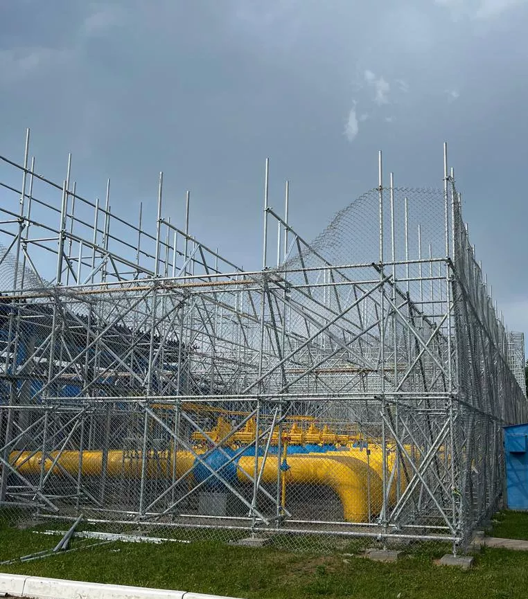 Захисна огороджувальна конструкція для АЗС та РГС 7